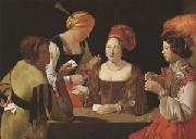 LA TOUR, Georges de The Cheat with the Ace of Diamonds (mk05) USA oil painting reproduction